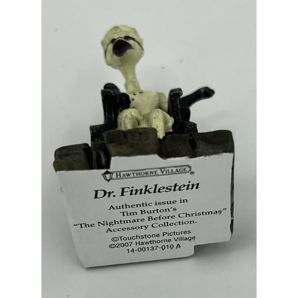 Nightmare Before Christmas Hawthorne Village Figurine Set Dr Finklestein's Lab